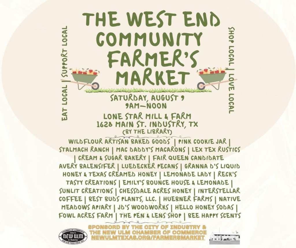 Industry Hosts West End Community Farmers Market August 9,&nbsp;2025